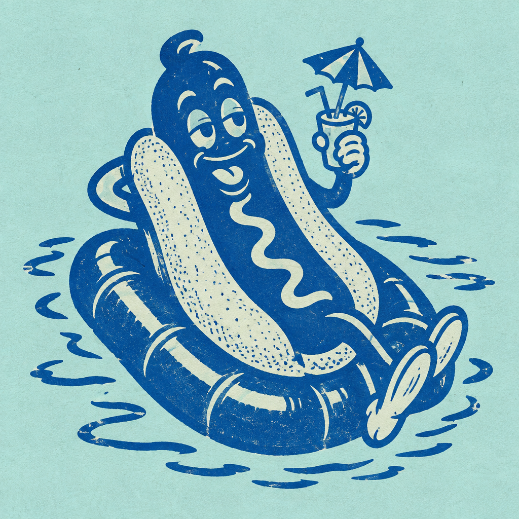 Pool dog